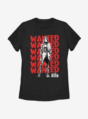 Marvel The Falcon And Winter Soldier Wanted Repeating Red Womens T-Shirt