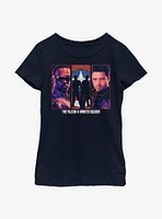 Marvel The Falcon And Winter Soldier Group Youth Girls T-Shirt