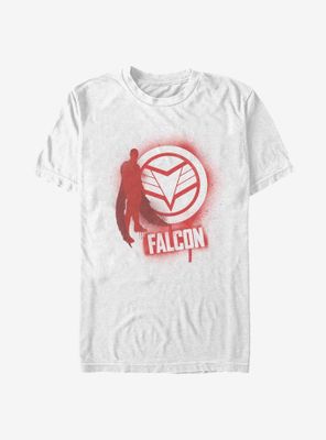 Marvel The Falcon And Winter Soldier Spray Paint T-Shirt