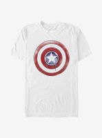 Marvel The Falcon And Winter Soldier Paint Shield T-Shirt