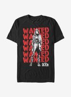 Marvel The Falcon And Winter Soldier Wanted Repeating Red T-Shirt