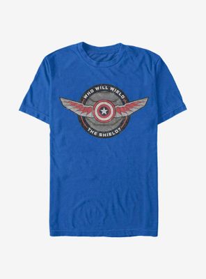 Marvel The Falcon And Winter Soldier Wield Shield T-Shirt