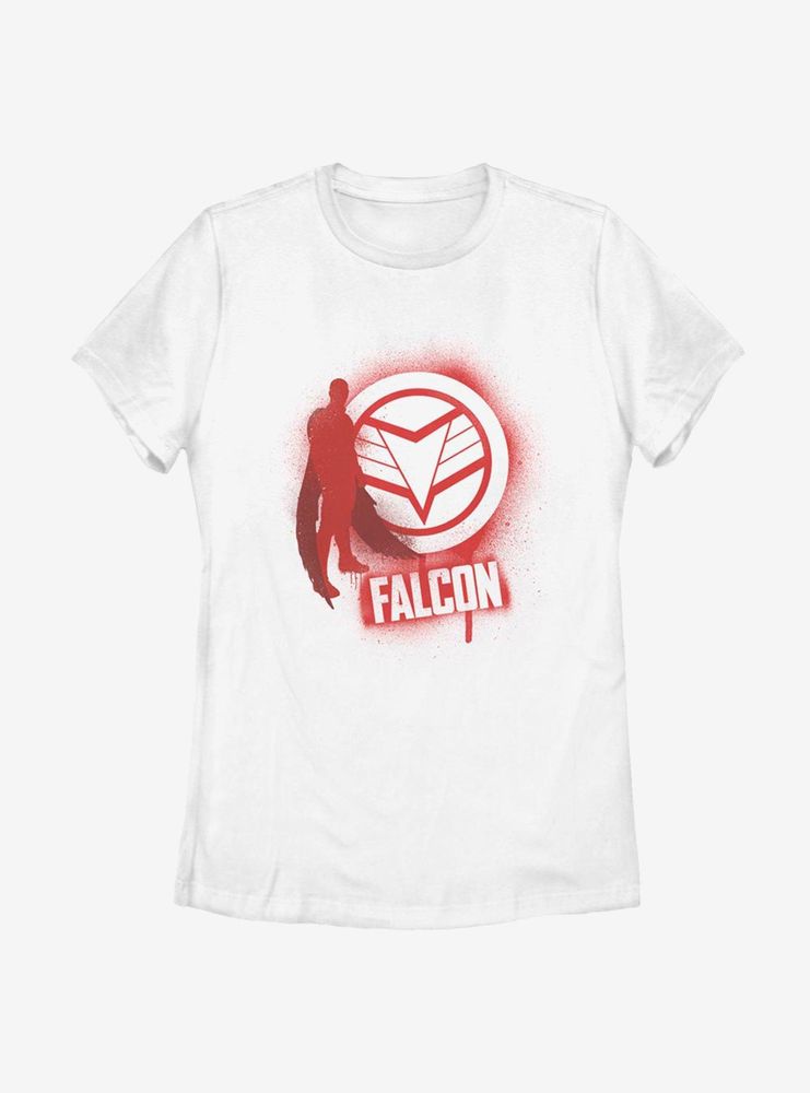 Marvel The Falcon And Winter Soldier Spray Paint Womens T-Shirt