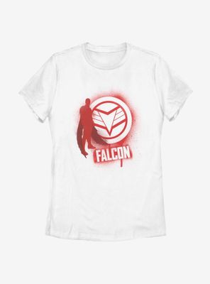 Marvel The Falcon And Winter Soldier Spray Paint Womens T-Shirt