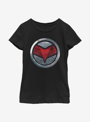 Marvel The Falcon And Winter Soldier Logo Youth Girls T-Shirt