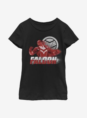 Marvel The Falcon And Winter Soldier Speed Youth Girls T-Shirt