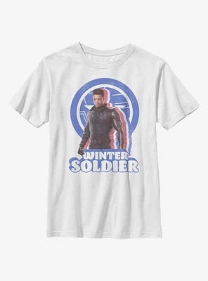 Marvel The Falcon And Winter Soldier Distressed Bucky Youth T-Shirt