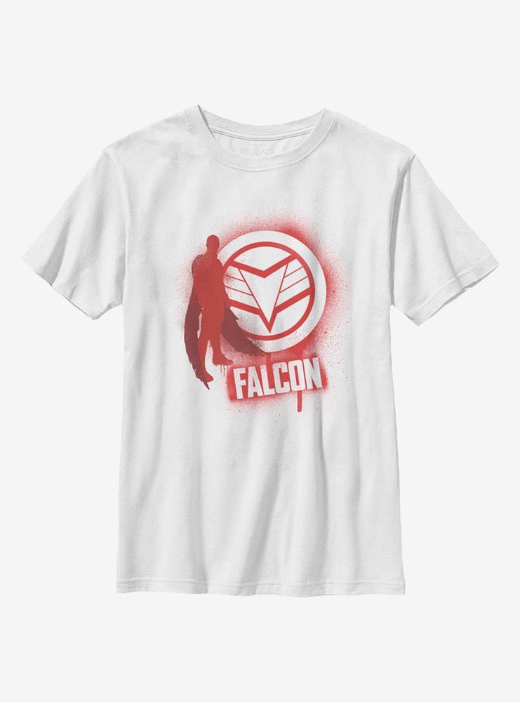 Marvel The Falcon And Winter Soldier Spray Paint Youth T-Shirt