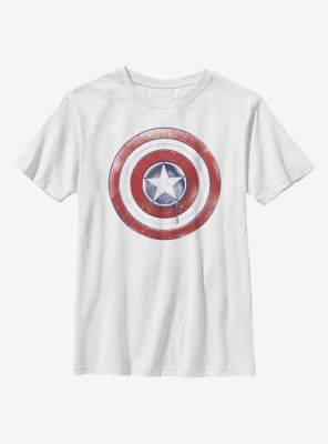 Marvel The Falcon And Winter Soldier Paint Shield Youth T-Shirt