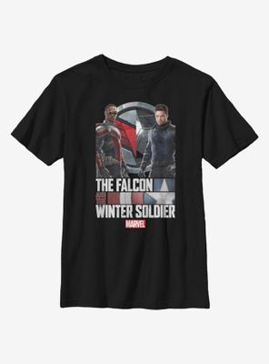 Marvel The Falcon And Winter Soldier Photo Real Youth T-Shirt