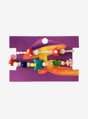Woodland Mushroom Colorful Bracelet Set