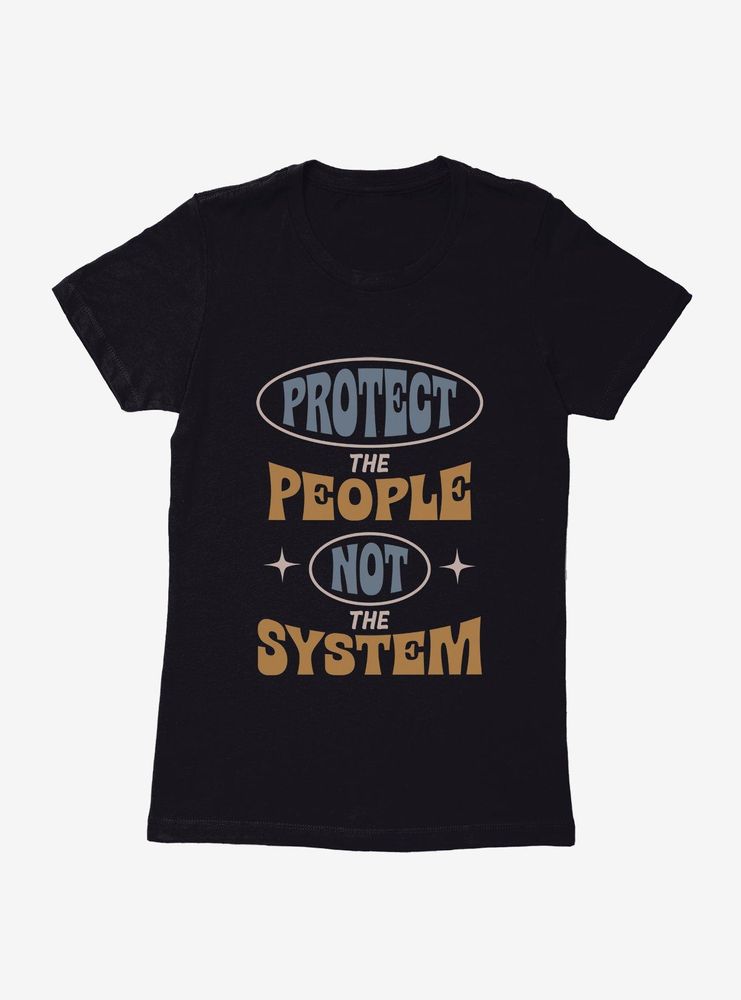 Black History Month Protect The People Womens T-Shirt