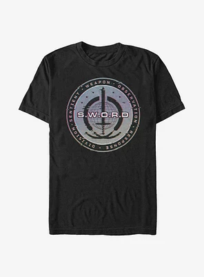 Marvel WandaVision S.W.O.R.D Digital Logo T-Shirt