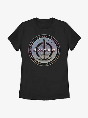 Marvel WandaVision S.W.O.R.D Digital Logo Womens T-Shirt