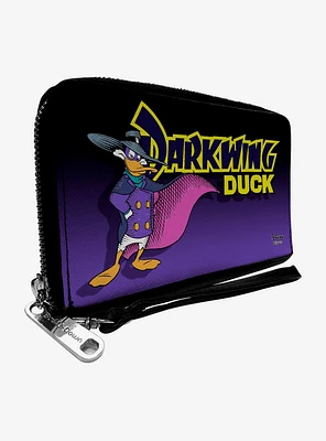 Disney Darkwing Duck Purple Fade Zip Around Wallet