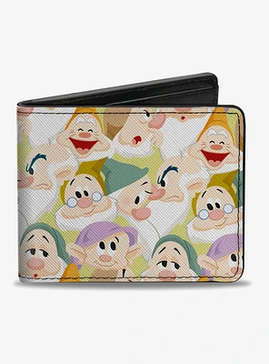 Disney Snow White Dwarfs Stacked Bifold Wallet