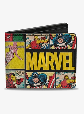 Marvel Retro Comic Panel Bifold Wallet