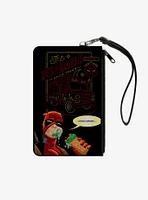 Marvel Deadpool Food Truck Chimichanga Zip Clutch Canvas Wallet