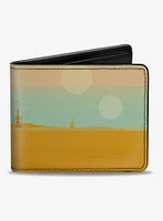 Star Wars The Mandalorian Two Moon Landscape Bifold Wallet