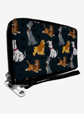 Disney Dogs Zip Around Wallet