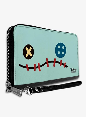 Disney Lilo & Stitch Scrump Face Close Up Zip Around Wallet