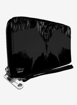 Disney Villains Maleficent Silhouette Zip Around Wallet