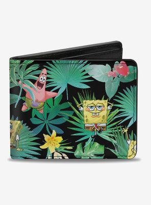 Spongebob Squarepants And Patrick Starfish Bifold Wallet