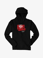 Chucky Red Blood Font Hoodie