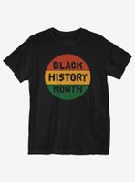 Black History Month Circle Script T-Shirt