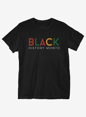 Black History Month Color Block T-Shirt