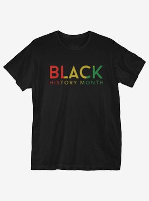 Black History Month Color Stripe T-Shirt
