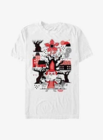 Stranger Things Red Black T-Shirt