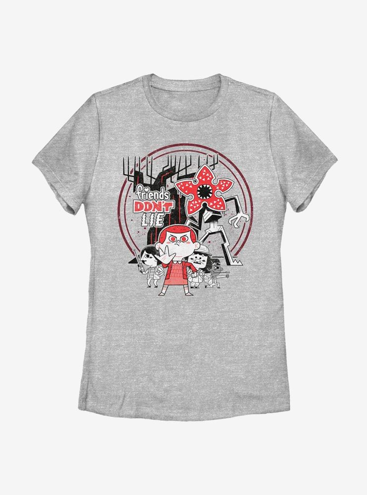 Stranger Things Chibi Womens T-Shirt