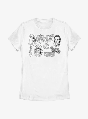 Stranger Things Friends Do Not Lie Womens T-Shirt