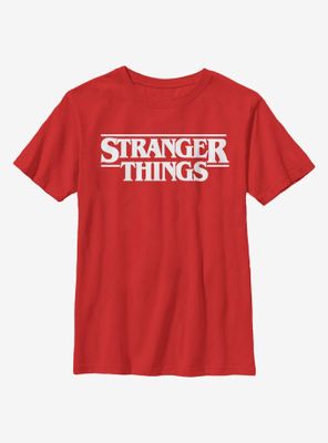 Stranger Things Logo Youth T-Shirt