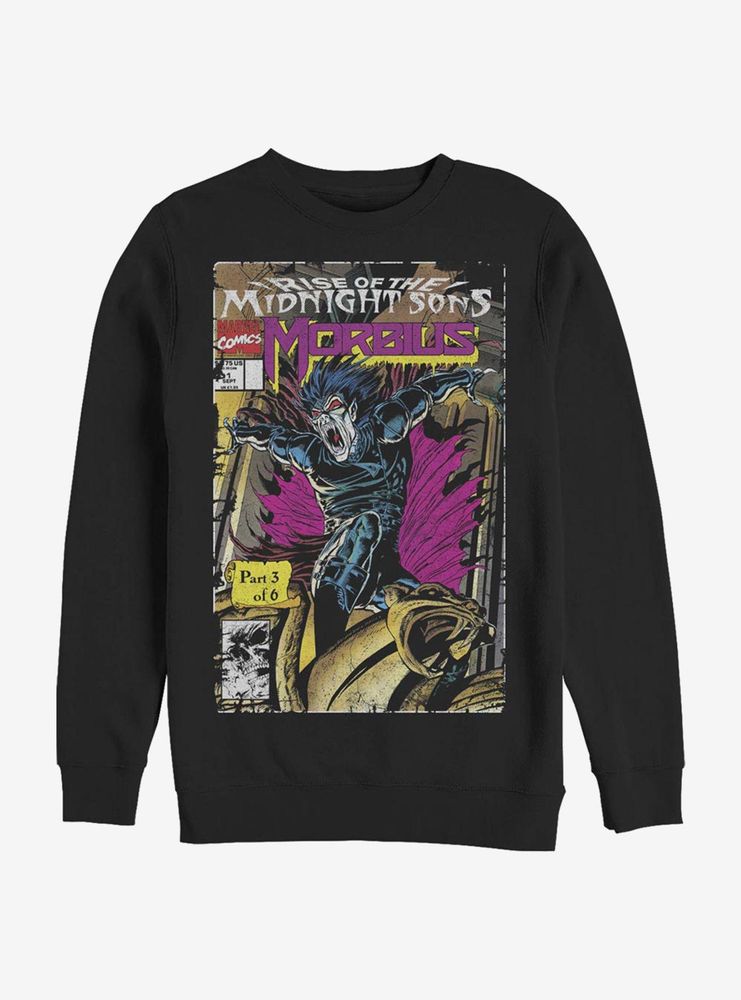 Marvel Morbius Comic Cover Sweatshirt