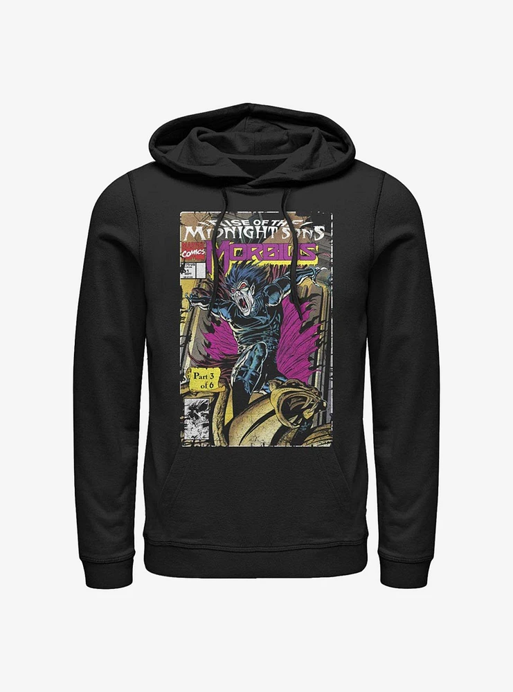 Marvel Morbius Comic Cover Hoodie