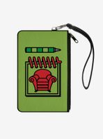 Blue's Clues Steves Handy Dandy Notebook Zip Clutch Canvas Wallet