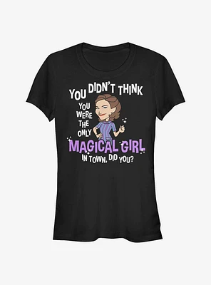 Marvel WandaVision Magical Girl Agatha Girls T-Shirt