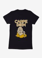 Bitty Buda Carpe Diem Logo Womens T-Shirt