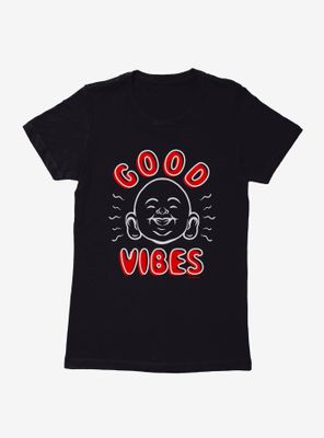 Bitty Buda Good Vibes Logo Womens T-Shirt