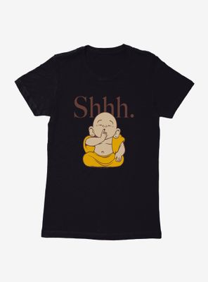 Bitty Buda Shhh Logo Womens T-Shirt