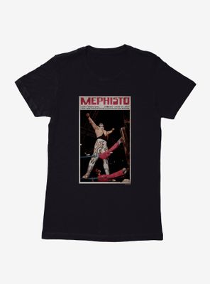 CMLL Lucha Libre Mephisto Poster Womens T-Shirt