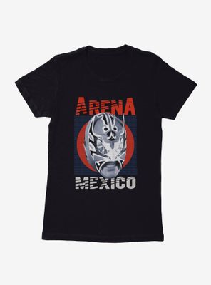 CMLL Lucha Libre Ultimo Guerrero Face Womens T-Shirt