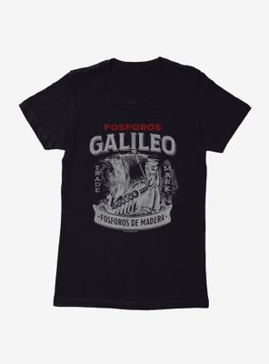Fosforos Galileo Barco Vikingo Womens T-Shirt