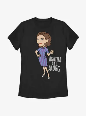 Marvel WandaVision Agatha All Along Womens T-Shirt