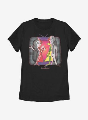 Marvel WandaVision Retro Television Costume Cartoon Womens T-Shirt