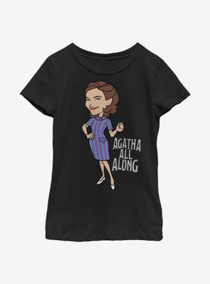 Marvel WandaVision Agatha All Along Youth Girls T-Shirt