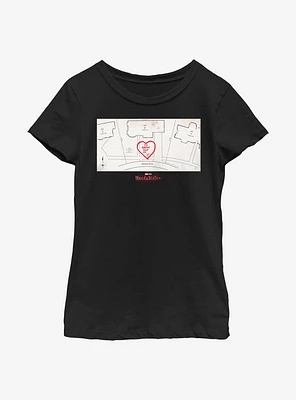 Marvel WandaVision To Grow Old Youth Girls T-Shirt