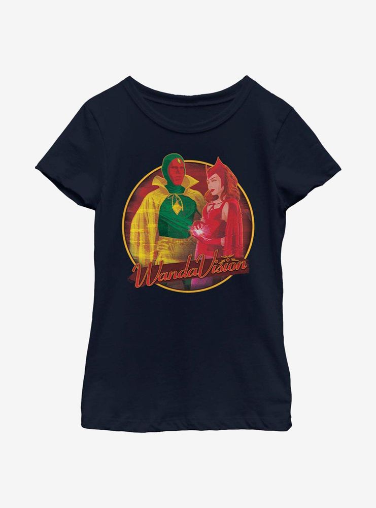 Marvel WandaVision Retro Television Costume Youth Girls T-Shirt